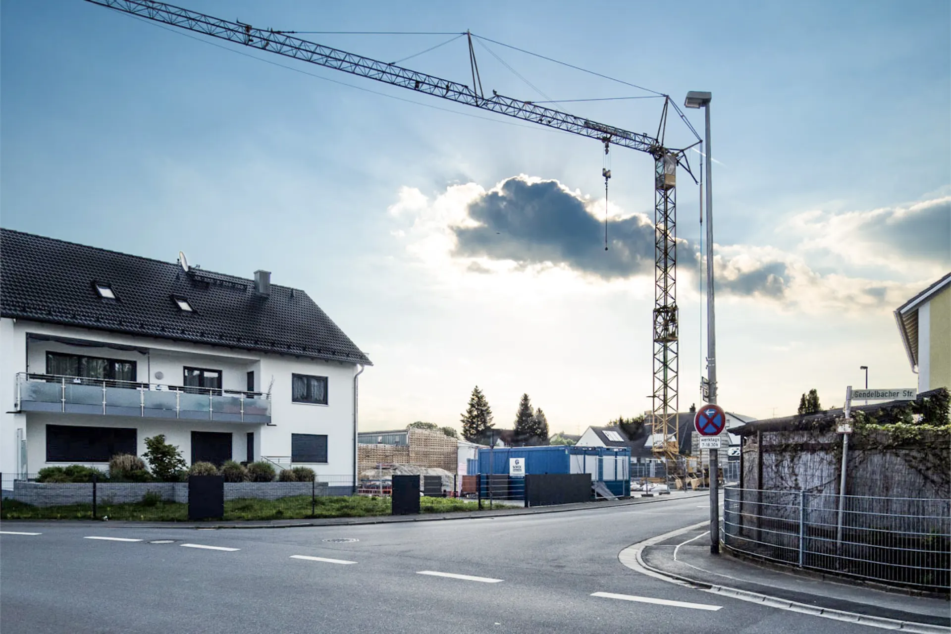 SCHICK Hausbau - Wohnanlage Poxdorf - 18 moderne Wohnungen – Baustellenfoto